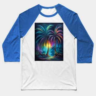 80s Sunset Baseball T-Shirt